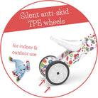 Chillafish Bunzi gradual balance bike and tricycle, 2-in-1 ride on toy for 1-3 year old, combines toddler tricycle and adjustable lightweight balance bike in one, silent non-marking wheels,  Fad Monster - anydaydirect