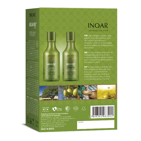 Inoar - Argan Oil Kit 250ml - anydaydirect