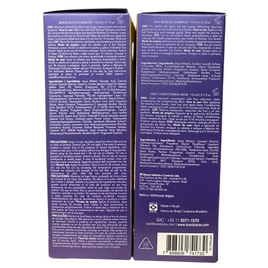 CADIVEU - KIT Eco Keratin Traveller 110ml - anydaydirect