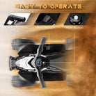 AIYAPLAY Honda Licensed Kids Quad Bike, 6V Electric Ride on Car ATV Toy with LED Light Horn for 1.5-3 Years, Black - anydaydirect