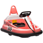 HOMCOM Electric Kids Bumper Car, 6V 360-Degree Rotation Waltzer Car, Battery Powered Ride on Car w/ 2 Speeds, Music, Horn, Gift for 18-48 Months, Pink - anydaydirect