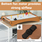 HOMCOM 2.5FT Tabletop Air Hockey Game Table Wooden Portable Party Gaming Toy for Kids Children Adult - anydaydirect