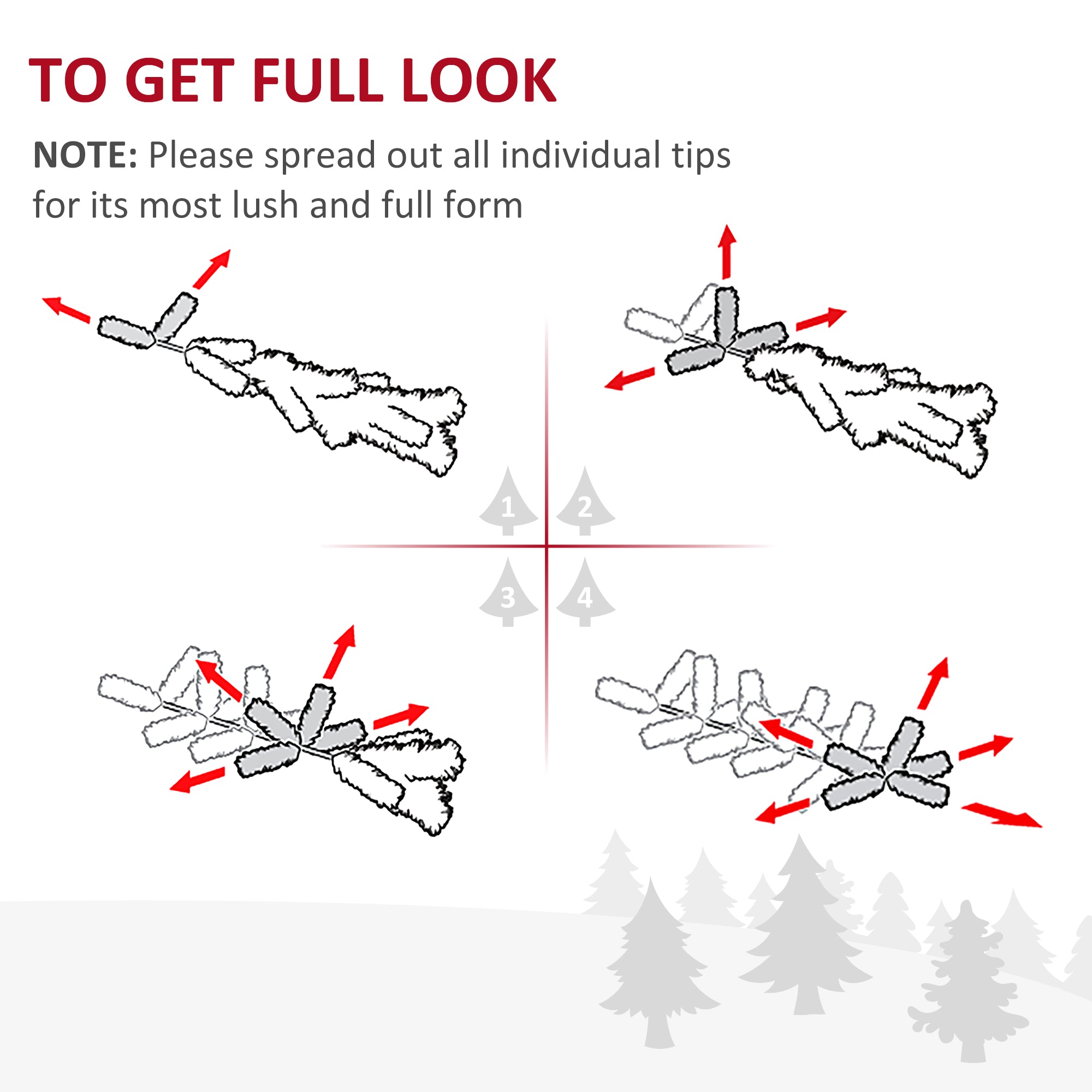 HOMCOM 2.1m Artificial Christmas Tree Pine Tree W/Plastic Stand-Green - anydaydirect