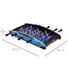 HOMCOM 29 Inch Mini Tabletop Football Foosball Gaming Table  Play Fun Game Toy 74.5L x 36.1W x 12H CM - anydaydirect