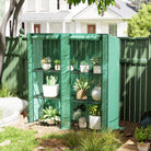 Outsunny Three-Tier Mini Greenhouse 2026 - Green - anydaydirect