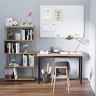 HOMCOM Computer Desk, Writing Table, 120 x 60 x 76cm Workstation for Home Office, Study with Metal Frame, Simple Assembly, Black - anydaydirect