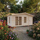 Shire Bourne 16x10 Log Cabin