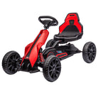 HOMCOM 12V Electric Go Kart for Kids, Ride-On Racing Go Kart w/ Forward Reversing, Rechargeable Battery, 2 Speeds, for Kids Aged 3-8, Red - anydaydirect