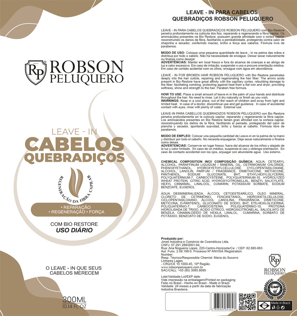 Robson Peluquero - Broken Hair Leave-in 300ml - anydaydirect