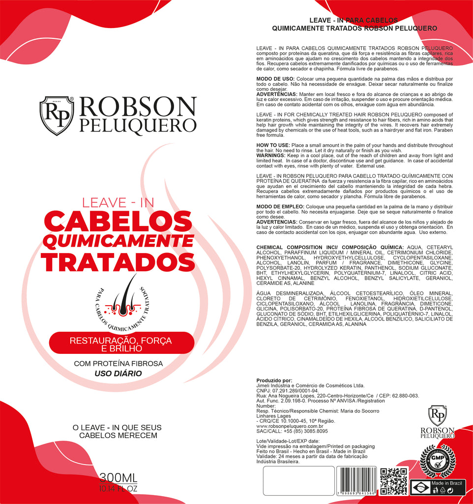 Robson Peluquero - Chemically Treated Hair Leave-in 300ml - anydaydirect