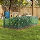 Outsunny 8' x 4' Plant Protection Cage, with Door, Green - anydaydirect