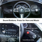 HOMCOM Kids Electric Ride On Car 6V Licensed BMW 6GT W/ Remote-Black - anydaydirect