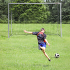 SPORTNOW 10ft x 6.5ft Football Goal, Football Net for Garden with Ground Stakes, Quick and Simple Set Up - anydaydirect