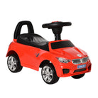 HOMCOM Toddler Ride-On Racer: Foot-to-Floor Slider with Sounds, Lights & Storage, Big Wheel, Crimson Red - anydaydirect