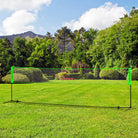 SPORTNOW Badminton Net Set, Height Adjustable Net for Pickleball, Volleyball, Badminton, with 3 Shuttlecocks, 4 Rackets - anydaydirect