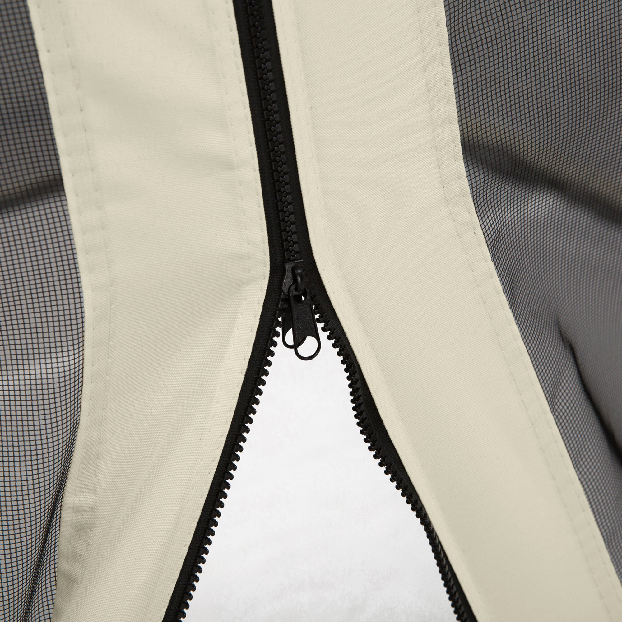 Outsunny 302 x 207cm Universal Replacement Mesh Sidewall Netting for Patio Gazebos and Canopy Tents, (Sidewall Only) Beige - anydaydirect