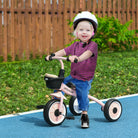 AIYAPLAY Kids Trike, Tricycle, with Adjustable Seat, Basket, Bell, for Ages 2-5 Years - Pink - anydaydirect