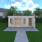 Shire Elm 8x17 Log Cabin