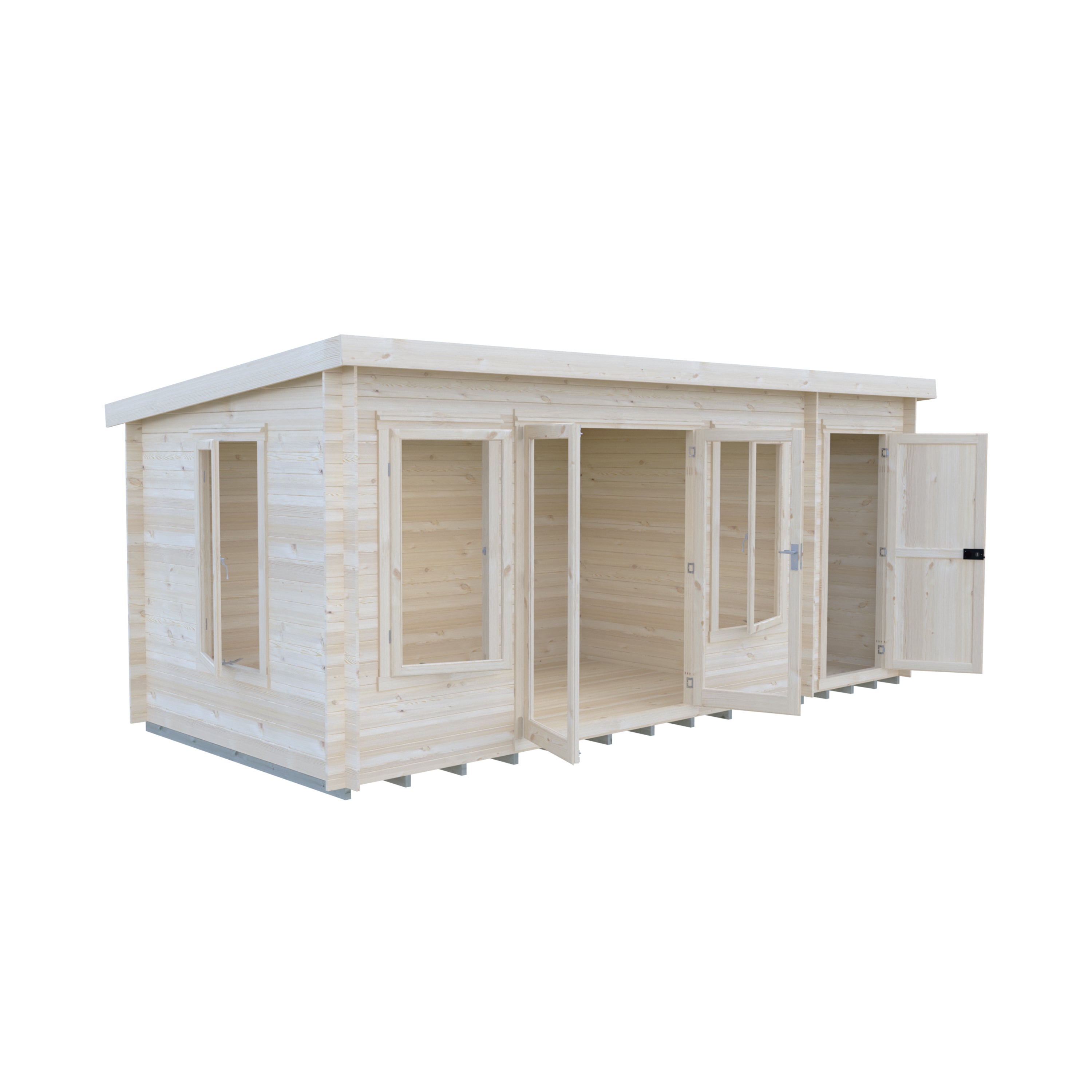 Shire Elm 8x17 Log Cabin