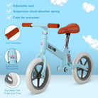 HOMCOM Stride-Right Toddler Cycle: Pedal-Free Balance Trainer for Developing Walking Prowess, Azure Blue - anydaydirect