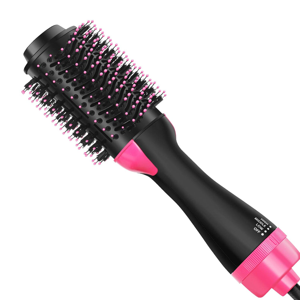Anydaydirect One Step Hot Air Brush Multifunctional Styler And Hair Dryer Or Hair Curler - anydaydirect