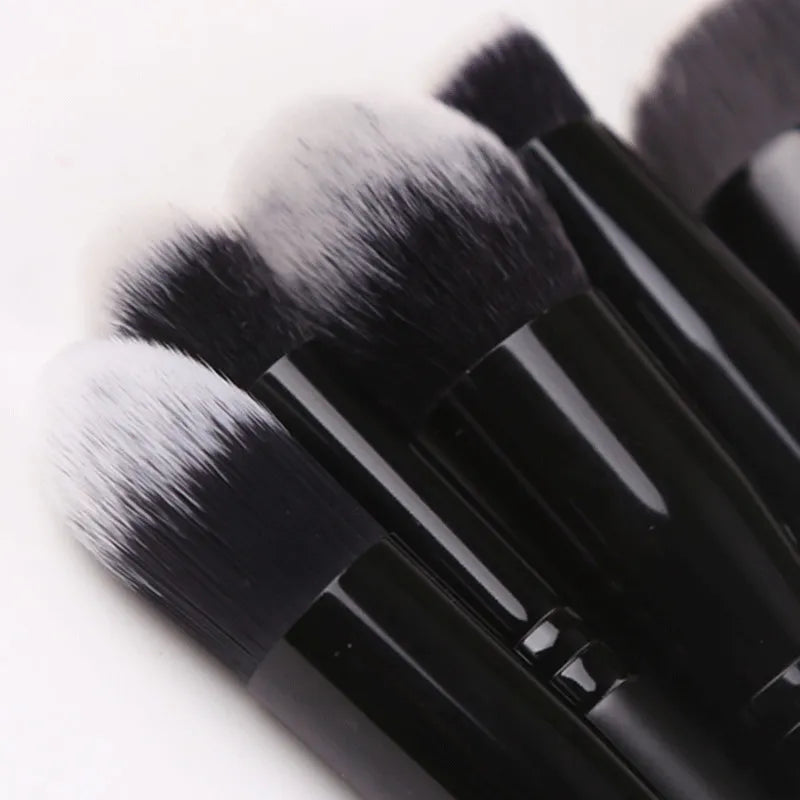 ZOREYA Black Makeup Brushes Set Eye Face Cosmetic Foundation Powder Blush Eyeshadow Kabuki Blending Make up Brush Beauty Tool - anydaydirect