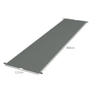Outsunny 2 Pcs UV Protection Pergola Replacement Canopy, Pergola Shade Cover, Easy to Install, for 3 x 3(m) Pergola, Dark Grey - anydaydirect