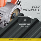 Outsunny Corrugated Roofing Sheets, Pack of 12, Galvanised Metal Roofing Sheets for Greenhouse, Garage, Storage Shed, Carport, 129 x 45cm, Dark Grey - anydaydirect