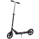 HOMCOM Foldable Kids Scooter, Adjustable Height, Rear Brake, Ride On Toy for Ages 3-8, Black - anydaydirect