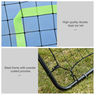 HOMCOM Rebounder Net Playback Game Spot Target Ball Rebounders Training Equipment Play Teaching - anydaydirect
