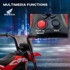 HOMCOM 6V Kids Motorbike, 3 Wheels Kids Electric Bike with Horn, Startup Sound for Ages 18-36 Months - Red - anydaydirect