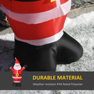HOMCOM Inflatable 1.2m Santa Claus - anydaydirect