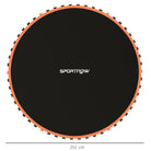 SPORTNOW Trampoline Replacement Mat with Spring Pull Tool, 42 V-Hooks, for 8ft Trampoline using 14cm Springs, Orange - anydaydirect