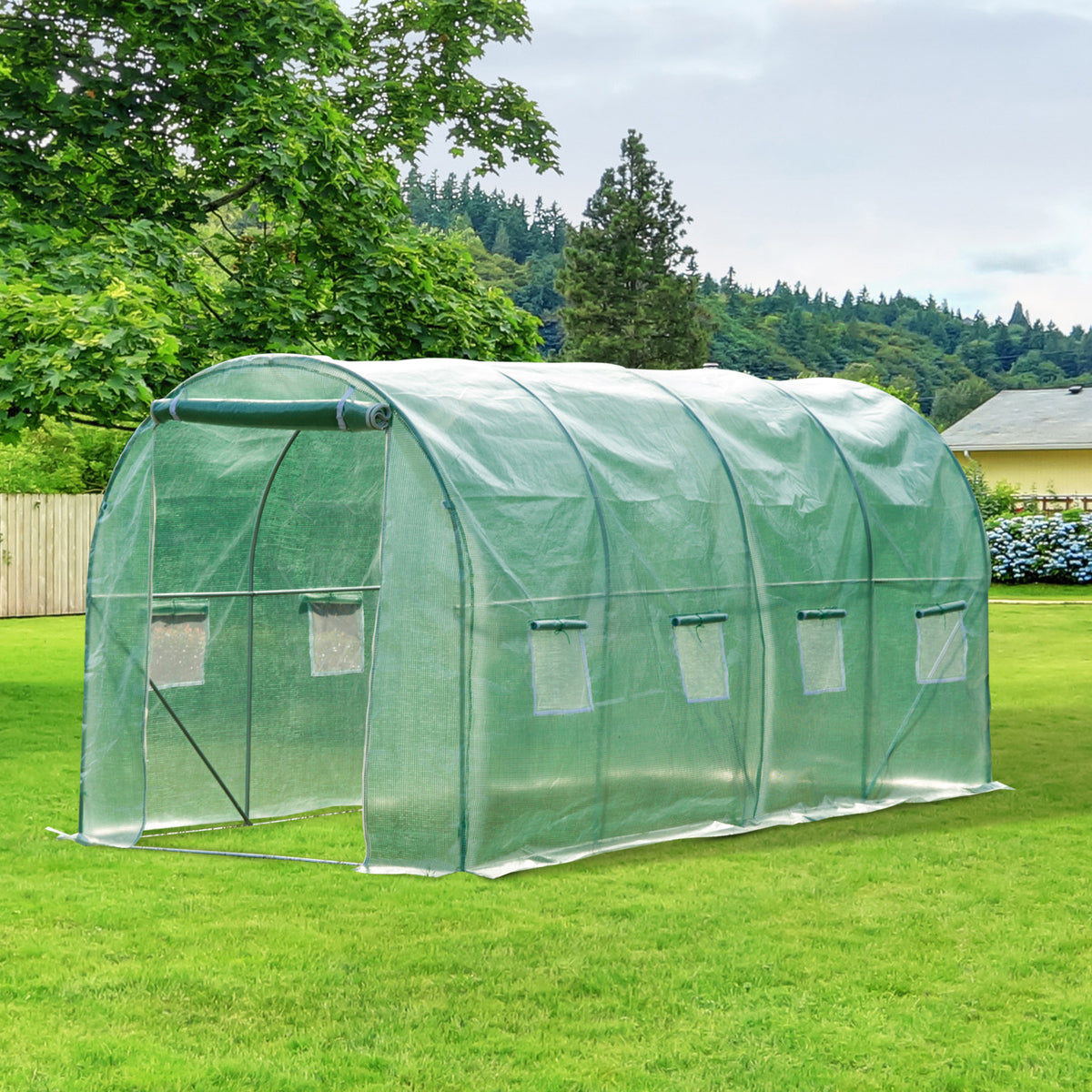 Durable 4x2m Outsunny Polytunnel | Anyday Direct – anydaydirect