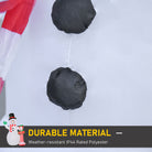 HOMCOM 2.4m Tall Christmas Inflatable Snowman with Street Lamp, Lighted for Home Indoor Outdoor Garden Lawn Decoration Party Prop - anydaydirect