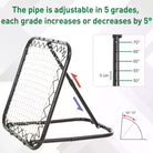 HOMCOM Angle Adjustable Rebounder Net Goal Training Set Football, Baseball - anydaydirect