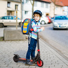 HOMCOM Folding Electric Scooter Adult E Scooter, 120W, with Rear Wheel Brake, 8km/h Maximum Speed, for Ages 6+ Years Old, Red - anydaydirect