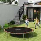 SPORTNOW Trampoline Replacement Mat with Spring Pull Tool, 54 V-Hooks, for 10ft Trampoline using 14cm Springs, Orange - anydaydirect