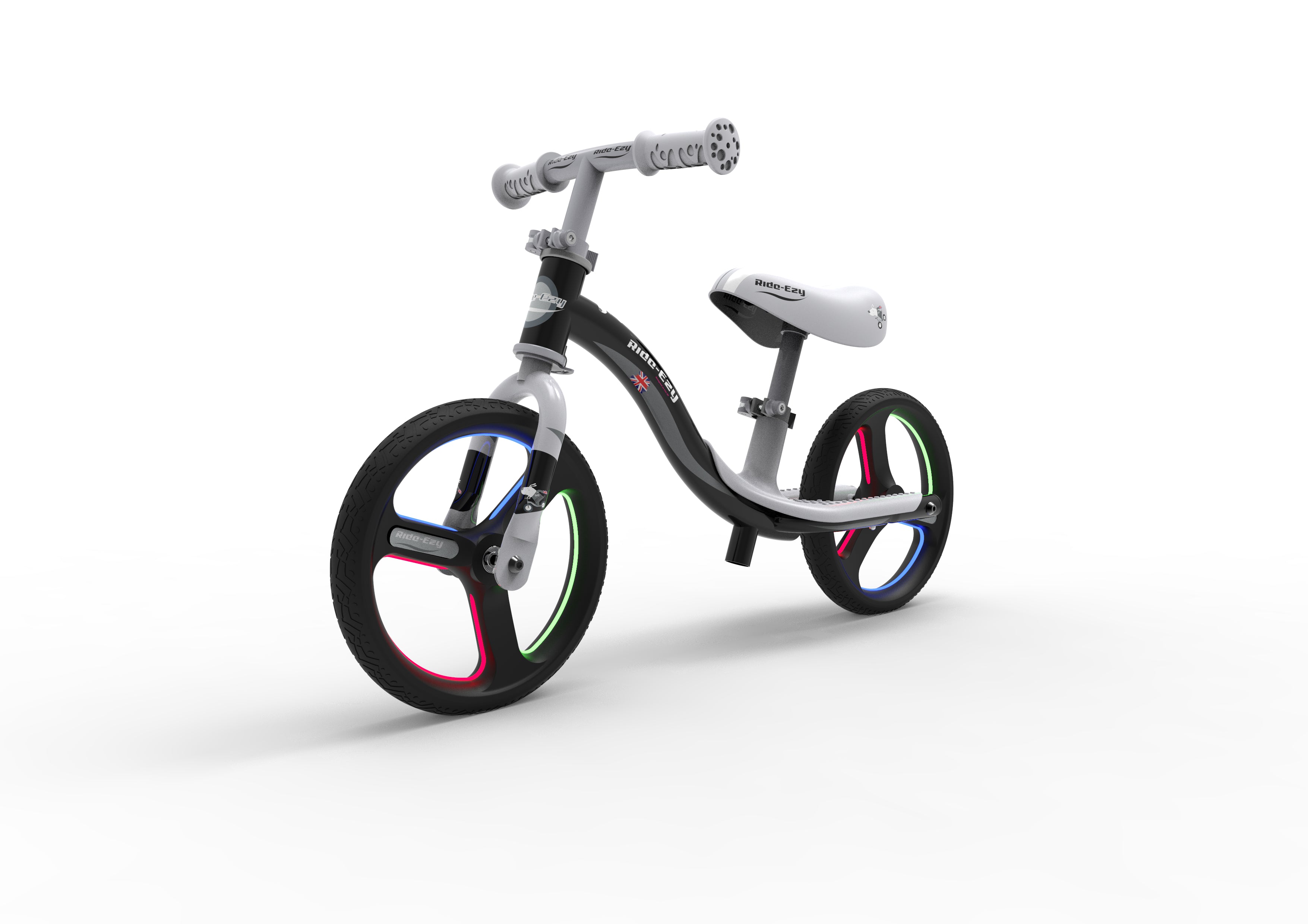 Ride-Ezy Go Glo Black/Silver - anydaydirect