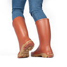 Rouchette Remoove Wellington Boots - Terracotta - anydaydirect