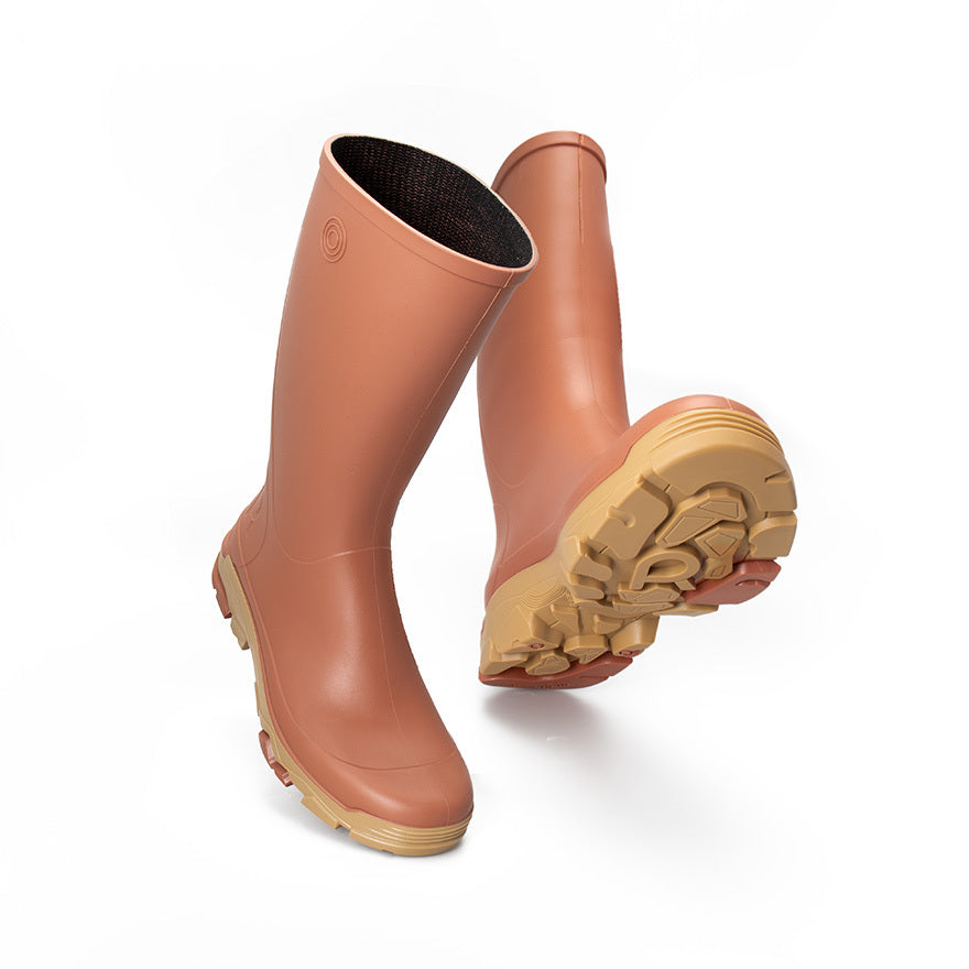 Rouchette Remoove Wellington Boots - Terracotta - anydaydirect