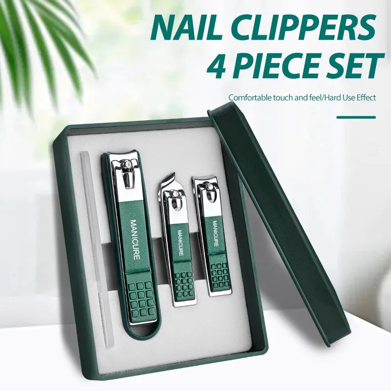 Nail Clipper Set HighGrade Household Nail Clippers Men And Women Universal Pedicure Tools Simple Portable Nail Tools - anydaydirect