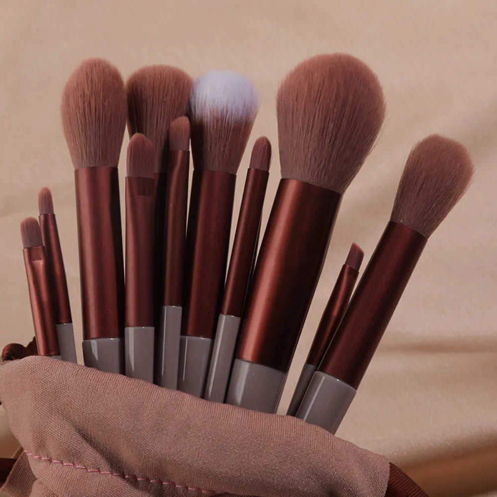 13pcs Soft Fluffy Makeup Brushes Set For Cosmetics Foundation Blush