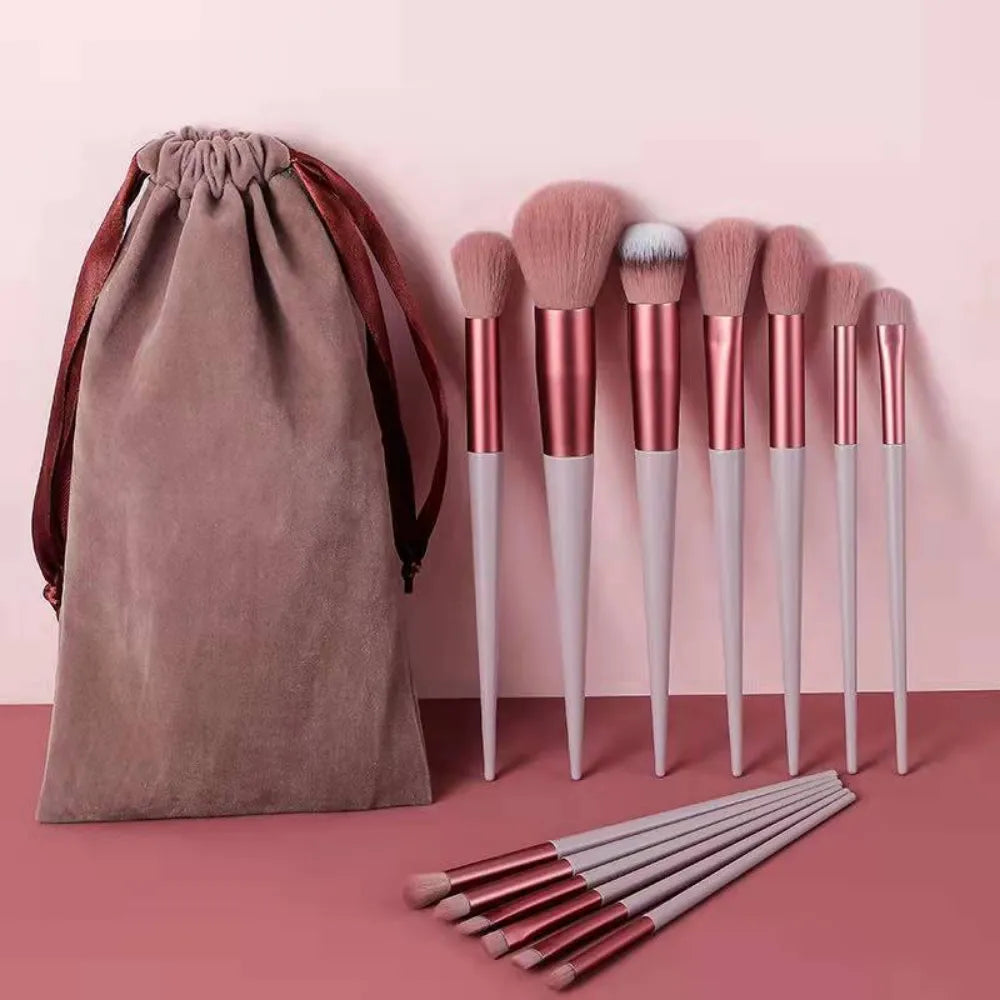 13Pcs Makeup Brush Set Make Up Concealer Brush Blush Powder Brush Eye Shadow Highlighter Foundation Brush Cosmetic Beauty Tools - anydaydirect