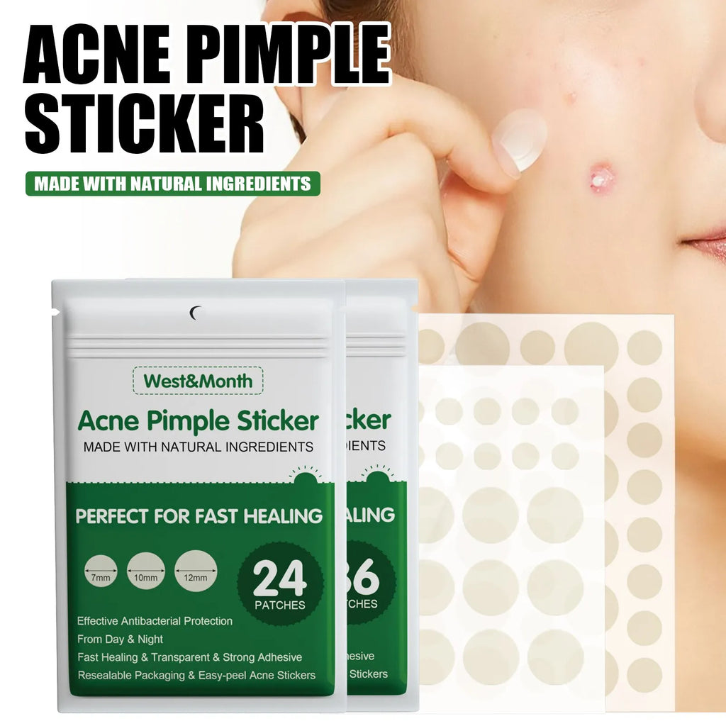 24/36 Pcs Acne Pimple Patch Invisible Ibreathable Acne Pimple Stickers Waterproof Skin Care Pimple Remover Tools Acne Treatment - anydaydirect