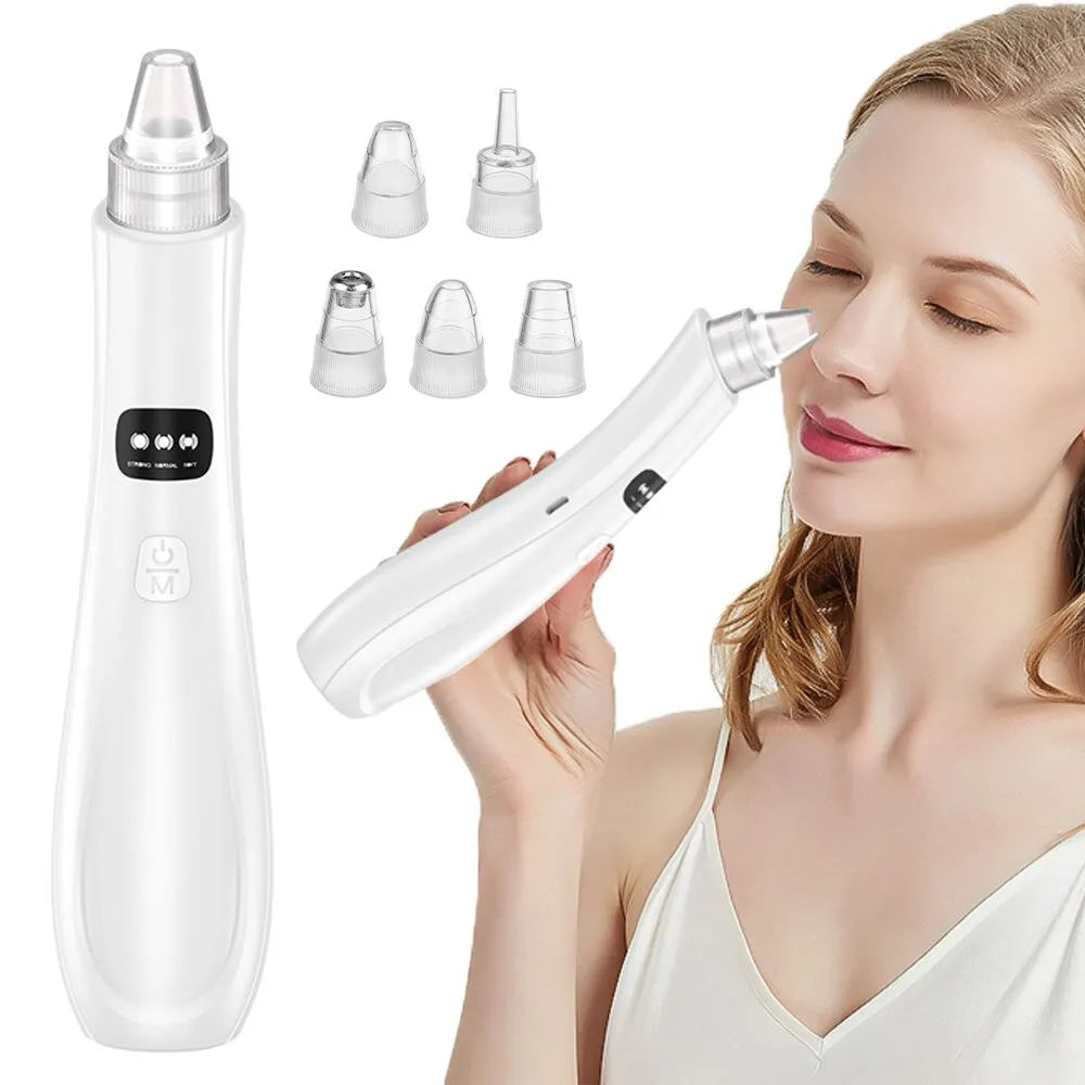 In Stock Fast Drop Shipping 3 Suction Mode Face Cleansing Beauty Machine Dead Skin Remover Face Vacuum Blackhead Removal Skin - anydaydirect