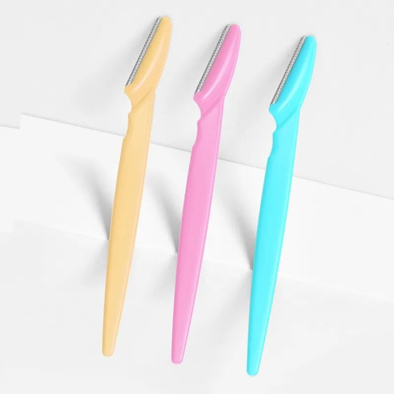 New Safe Eyebrow Scraper Eyebrow Knife for Female Novice Student Girl - anydaydirect