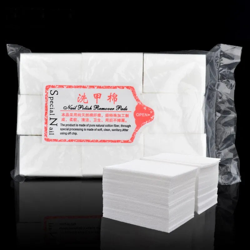 Nail Art Removal Wipes Lint Paper Pad Gel Polish Cleaner Manicure Nail Remover Cotton Wipes Manicure Cotto - anydaydirect