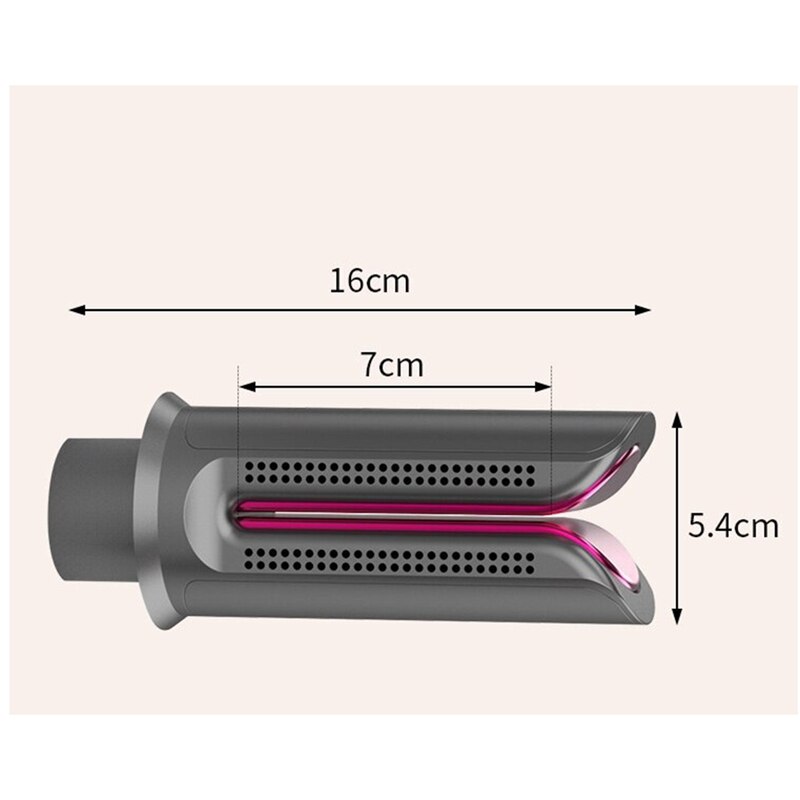 Hair Dryer Hair Styling Plate Clip Straightening Tool Nozzle Replacement For Dyson Straight Nozzle Attachment - anydaydirect