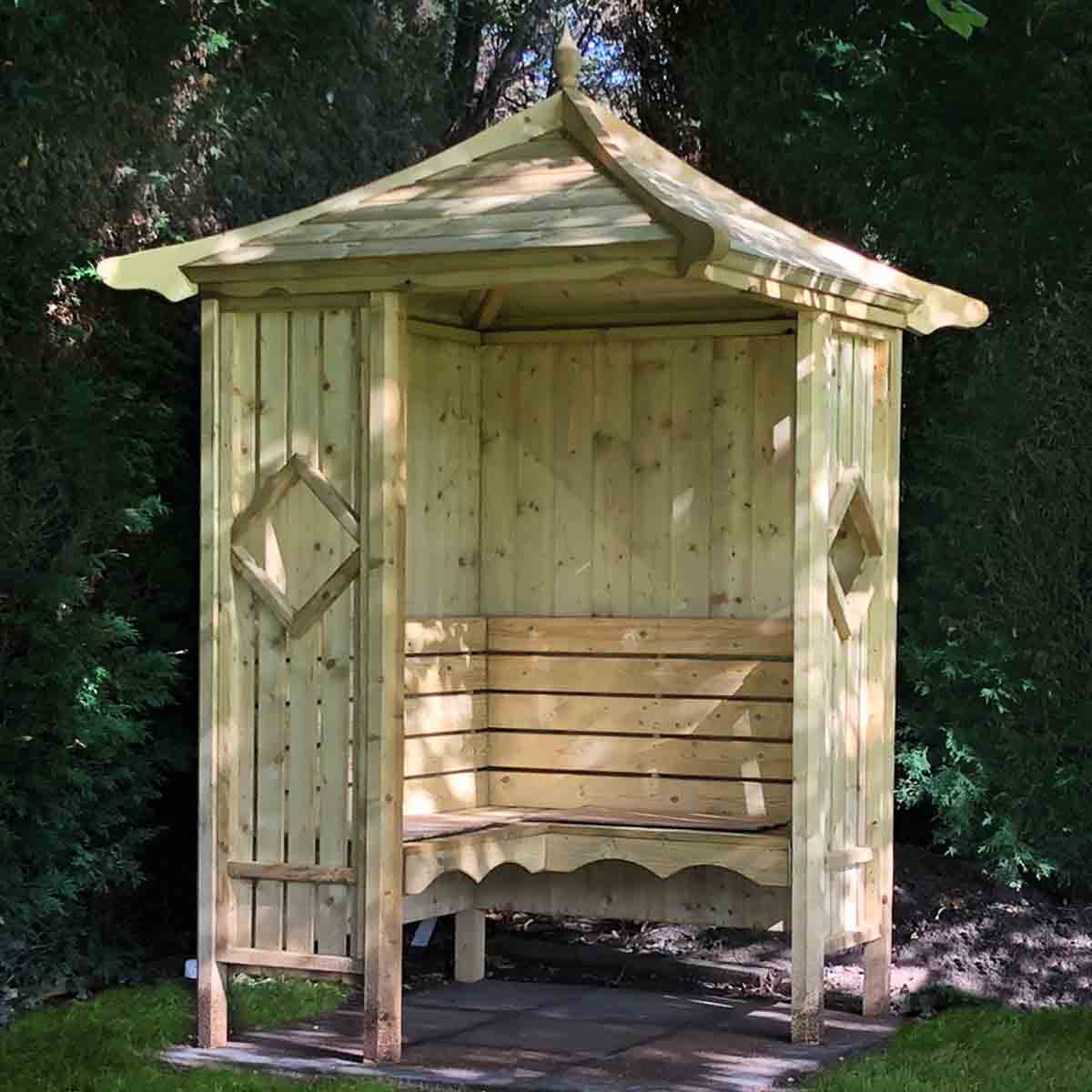 Shire Classic Corner Arbour - anydaydirect